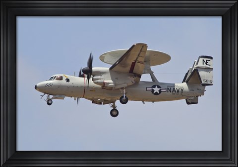 Framed E-2D Advanced Hawkeye of the US Navy Print