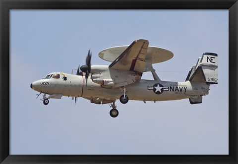 Framed E-2D Advanced Hawkeye of the US Navy Print