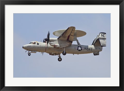 Framed E-2D Advanced Hawkeye of the US Navy Print