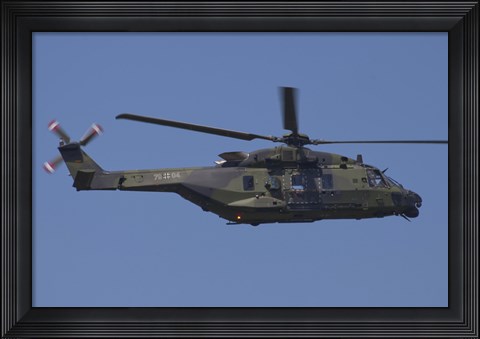 Framed NH90 Helicopter of the German Air Force Print
