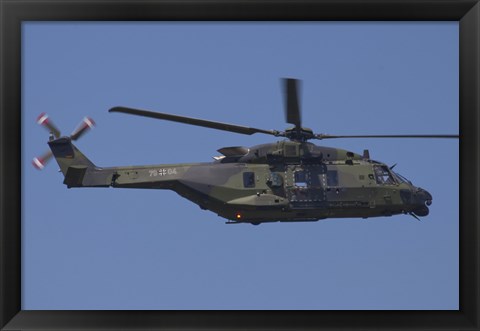Framed NH90 Helicopter of the German Air Force Print