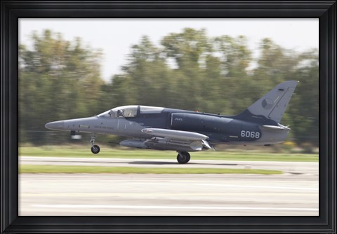 Framed Czech Air Force Aero L-159 ALCA taking off Print
