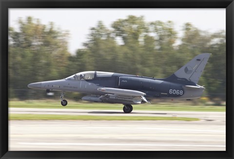 Framed Czech Air Force Aero L-159 ALCA taking off Print