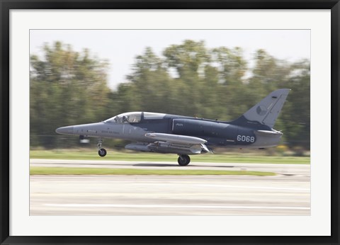 Framed Czech Air Force Aero L-159 ALCA taking off Print