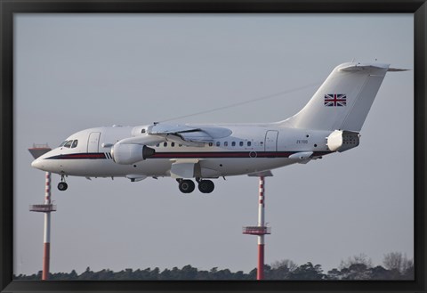 Framed British Aerospace 146 Jet of the Royal Air Force Print