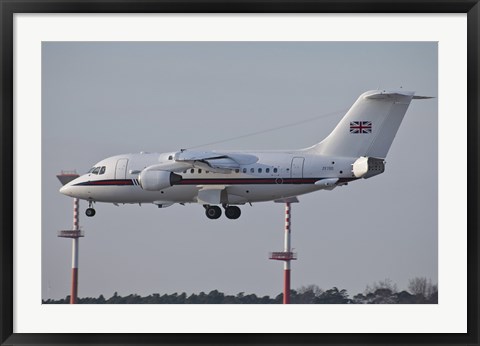 Framed British Aerospace 146 Jet of the Royal Air Force Print