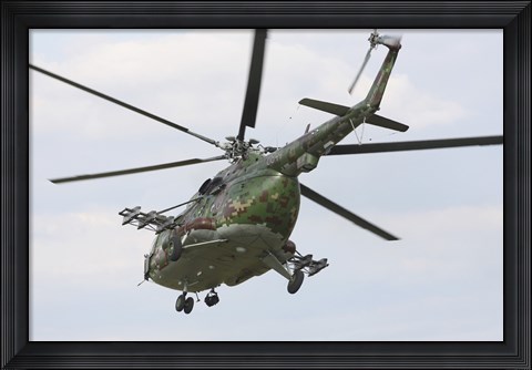 Framed Slovak Air Force Mi-17 Print