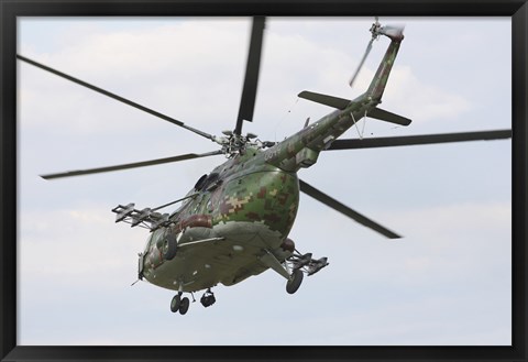 Framed Slovak Air Force Mi-17 Print