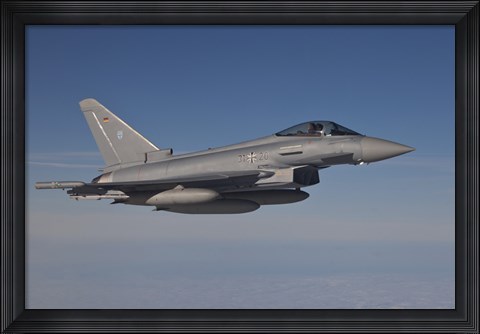 Framed Eurofighter Typhoon of the German Air Force Print