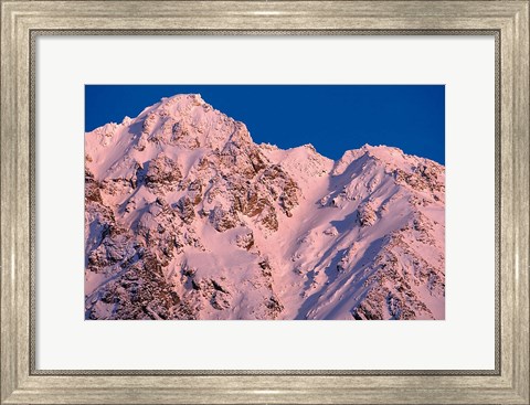 Framed Three Guardsmen Mountain, British Columbia, Canada Print