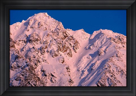 Framed Three Guardsmen Mountain, British Columbia, Canada Print
