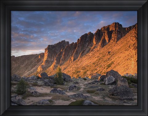 Framed British Columbia, Mt Grimface, Cathedral Park Print