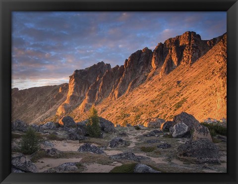 Framed British Columbia, Mt Grimface, Cathedral Park Print