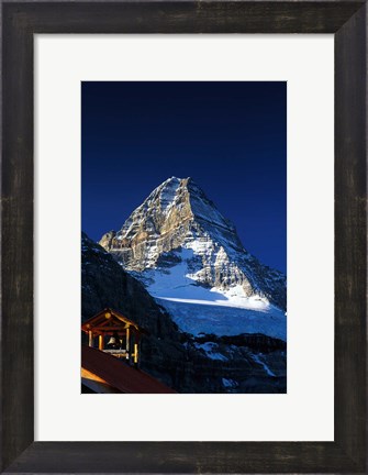 Framed Canada, British Columbia Mount Assiniboine peak Print