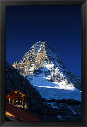 Framed Canada, British Columbia Mount Assiniboine peak Print