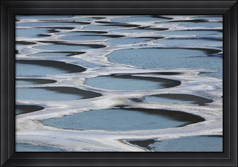 Framed Spotted Lake, Osoyoos, British Columbia, Canada Print