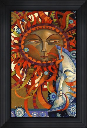 Framed Celestial Courtship Print