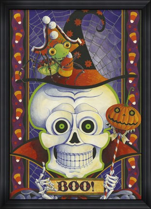 Framed Boo! Print
