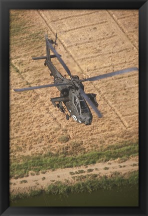 Framed AH-64D Apache Print