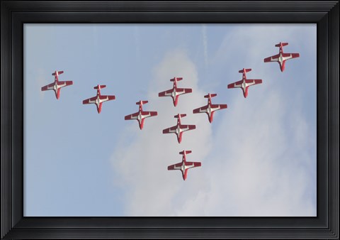 Framed Snowbirds 431 Air Demonstration Print
