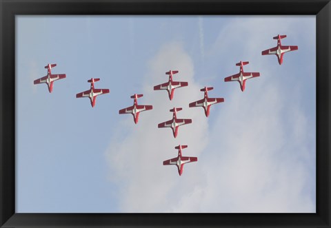 Framed Snowbirds 431 Air Demonstration Print