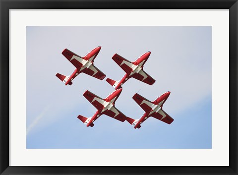 Framed Snowbirds 43 Squadron of the Royal Canadian Air Force Print