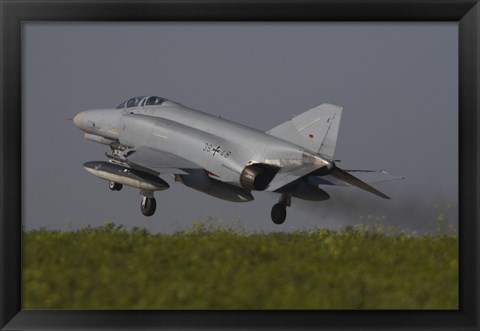 Framed German F-4F Phantom, Florennes Airfield, Belgium Print