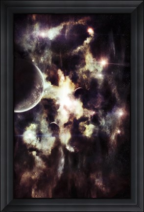 Framed Parallel Universe so Thin you&#39;re able to See the Other Side Print