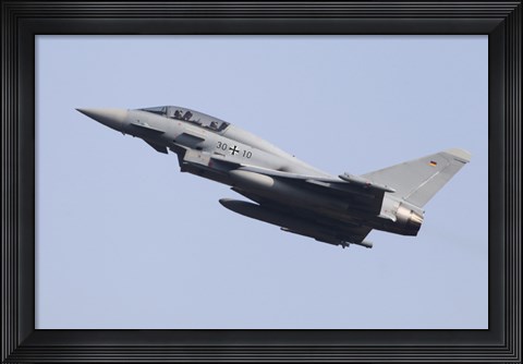 Framed Eurofighter Typhoon of the German Air Force Print