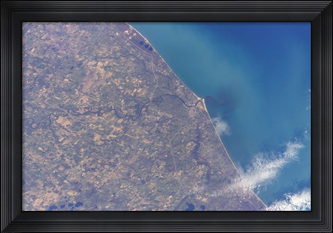 Framed Satellite view of St Joseph Area, Michigan Print