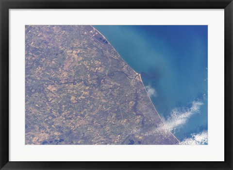 Framed Satellite view of St Joseph Area, Michigan Print