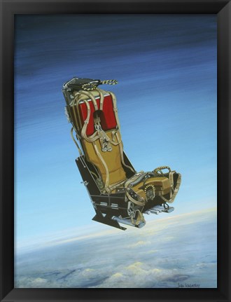 Framed Acrylic Painting of the Martin Baker Ejection Seat Print