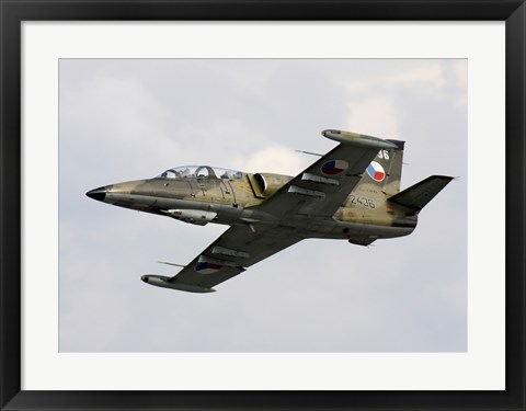 Framed Aero L-39ZA Albatros Trainer Aircraft of the Czech Air Force Print