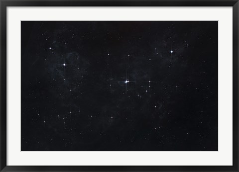 Framed Cluster of Stars in Outer Space Print