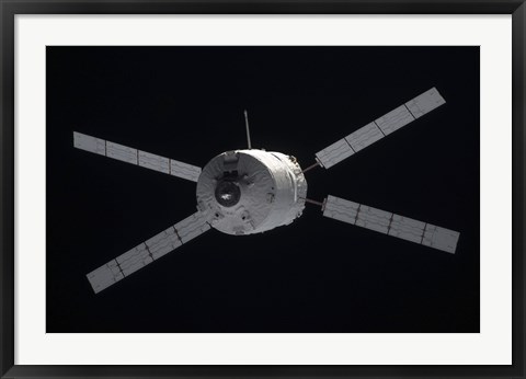 Framed Edoardo Amaldi Automated Transfer Vehicle-3 Resupply Spacecraft Print