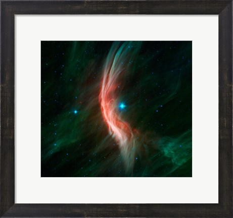 Framed Stellar Winds Flowing out From the Giant star Zeta Ophiuchi Print