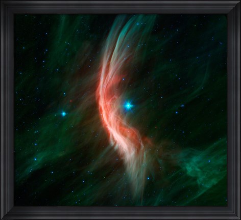 Framed Stellar Winds Flowing out From the Giant star Zeta Ophiuchi Print