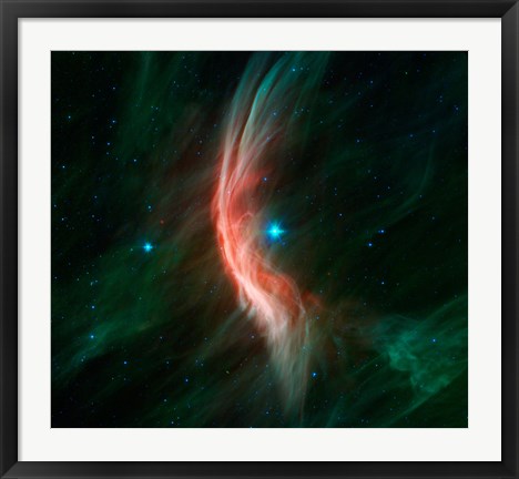 Framed Stellar Winds Flowing out From the Giant star Zeta Ophiuchi Print