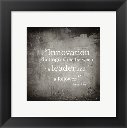 Framed Innovation Print