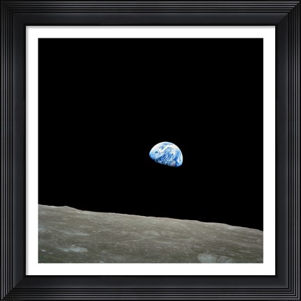 Framed Earthrise Print