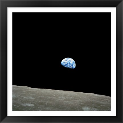 Framed Earthrise Print