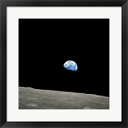 Framed Earthrise Print