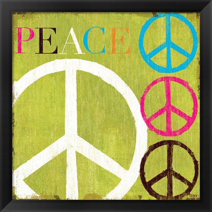 Framed Peace Print