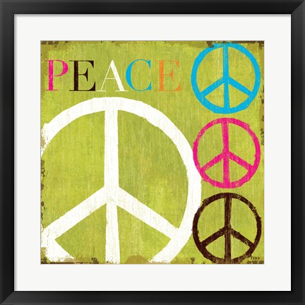 Framed Peace Print