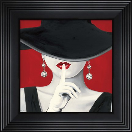Framed Haute Chapeau Rouge I Print