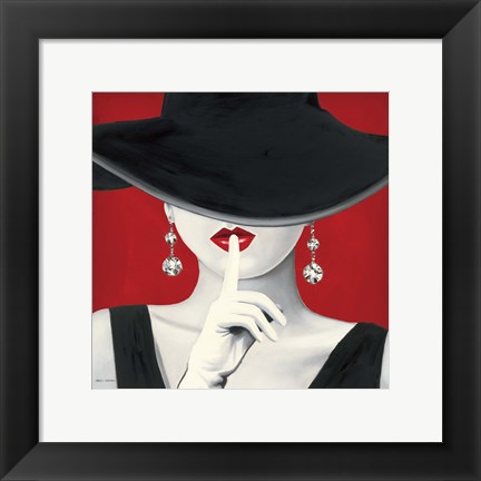 Framed Haute Chapeau Rouge I Print