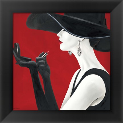 Framed Haute Chapeau Rouge II Print