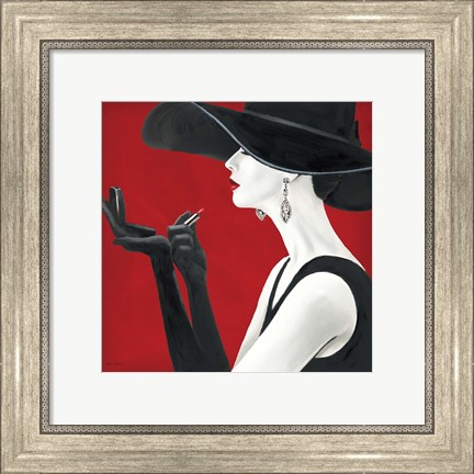 Framed Haute Chapeau Rouge II Print