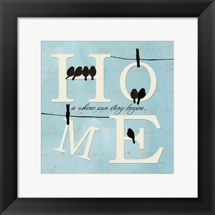 Framed Well Said II Print