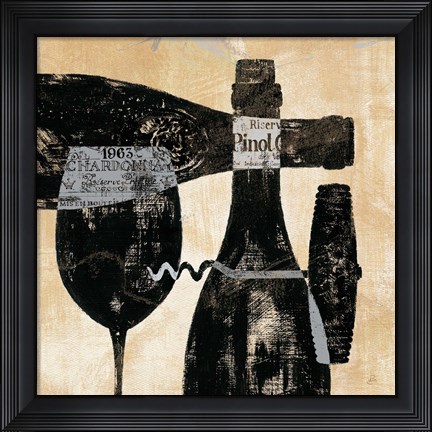 Framed Wine Selection I Print